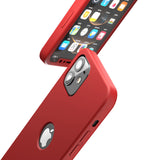 360° Кейс за Apple iPhone 12 - Червен