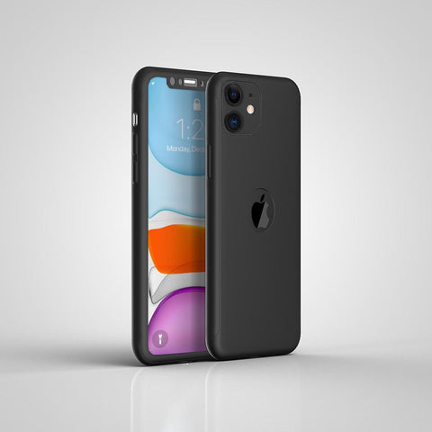 360° кейс за Apple iPhone 11- Червен