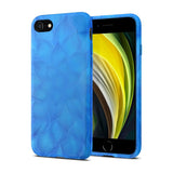 Син неонов кейс за Apple iPhone 8