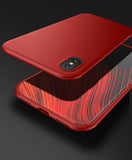 360° кейс за Apple iPhone XS Max - Червен