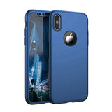 360° Син кейс за Apple iPhone X