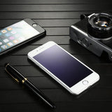 Бяло защитно стъкло за дисплей на iPhone 7