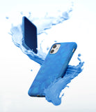 Син неонов кейс за Apple iPhone 11