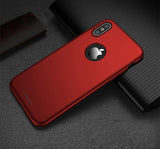 360° кейс за Apple iPhone XS - Червен