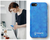 Син неонов кейс за Apple iPhone 8