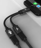 2в1 Адаптер - Сплитер за Apple iPhone