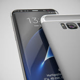 Сребърен кейс за Samsung Galaxy S8 Plus