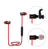 RED ChargeSound Wireless Bluetooth 4.1 Earphones with Microphone