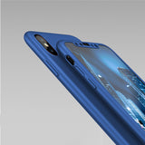360° Син кейс за Apple iPhone X- 1