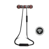 RED ChargeSound Wireless Bluetooth 4.1 Earphones with Microphone