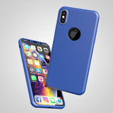 360° кейс за Apple iPhone XS Max - Син