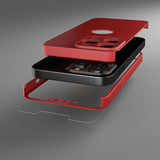 360° Кейс за Apple iPhone 13 Pro - Червен