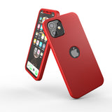 360° Кейс за Apple iPhone 12 - Син