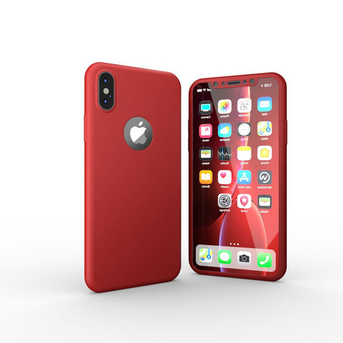 360° кейс за Apple iPhone XS Max - Син